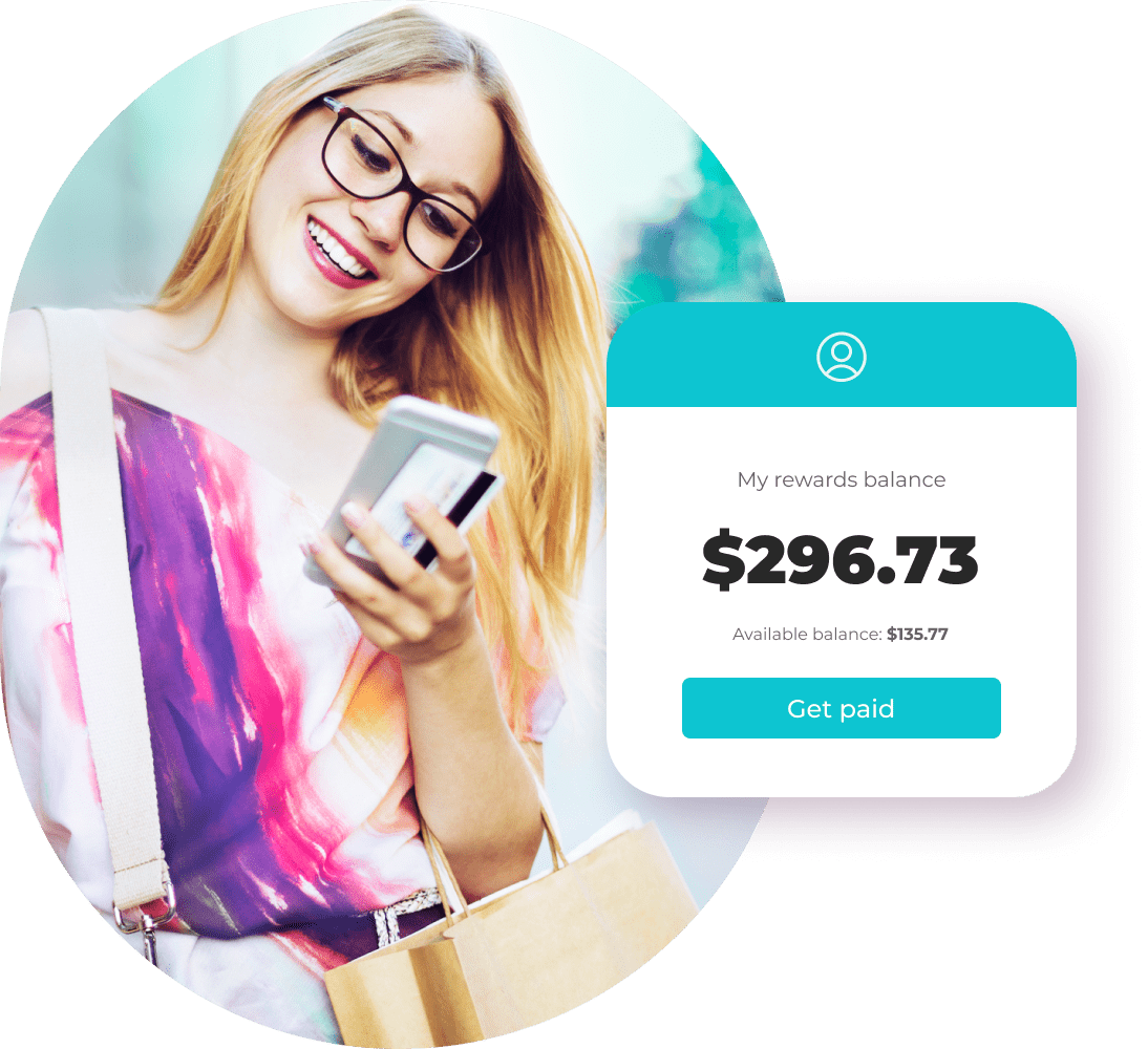 Accrued Cashrewards balance that can be withdrawn